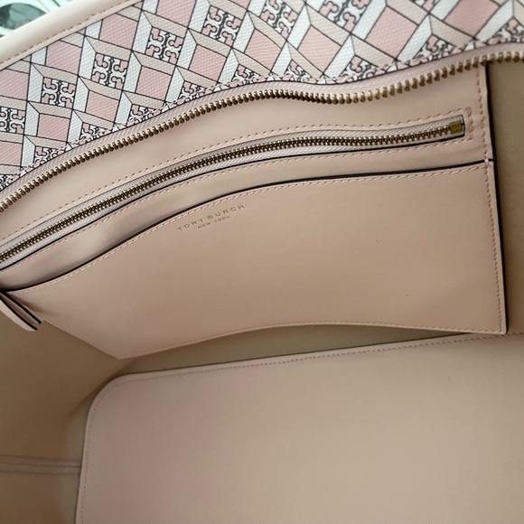 New Tory Burch geo logo targe zip tote - Picture 8 of 10